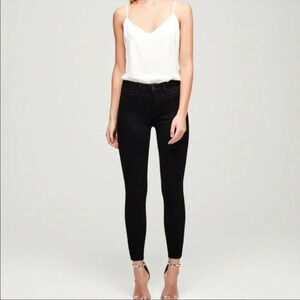 L’AGENCE Margot high rise skinny in black